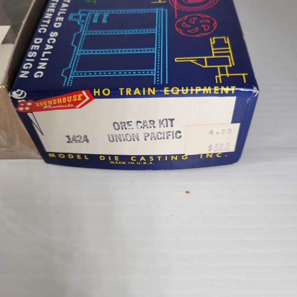 Roundhouse Ore Car Kit 1420 1424 1425‎ Great Northern Union Pacific Vintage New